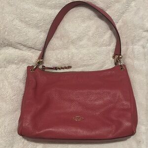 COACH Vintage Pink Pebbled Leather MIA Shoulder Satchel Hand Hobo Purse. 28966